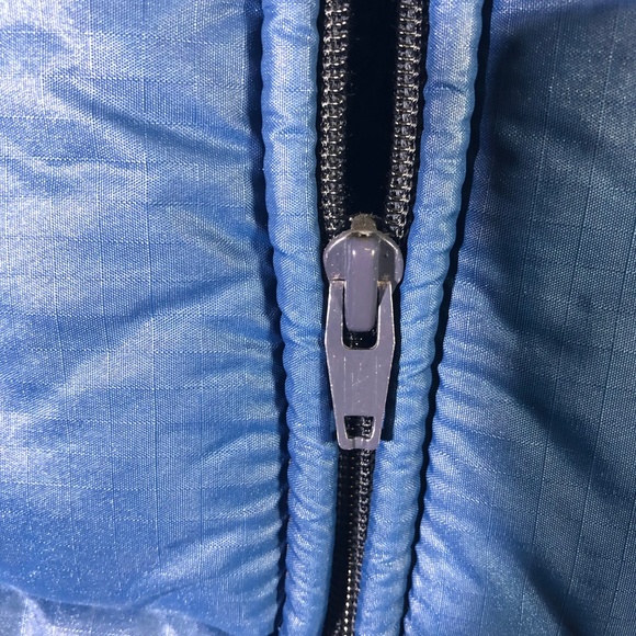 Weathercaster Vintage Blue Puffer Vest 1980s Men - Picture 2 of 7